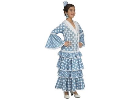 Fato de Menina  Flamenca Huelva (Tam: 7-9 anos)
