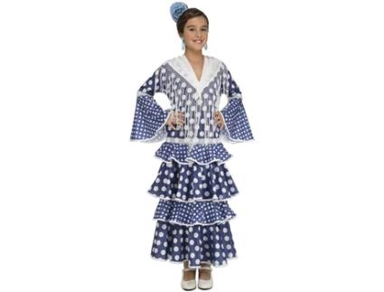 Fato de Menina  Flamenca Alvero (Tam: 10-12 anos)