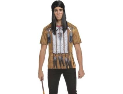 Fato de Homem  Camisa Fato Índio (Tam: XL)