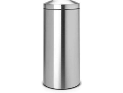 Cesto para Papéis  378621 Inox (Fosco - 6,35 kg - 31,8 x 29,5 x 68,5 cm - Garantia: 10 Anos)