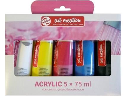 Caixa Acrílico ArtCreation Set Básico 5 x 75ml