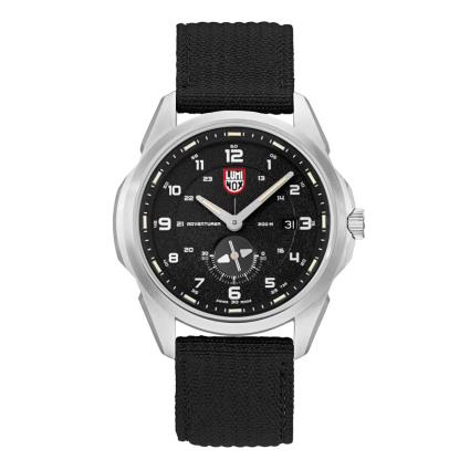 Relógio Atacama Adventurer 1761 42 mm Black / White / Textil Black