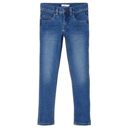 Calças Longas Silas Denim 2467 164 cm Medium Blue Denim