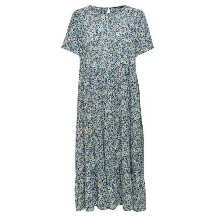 Vestido Abigail Life Midi 38 Night Sky / Aop Abigail Mini Flowers