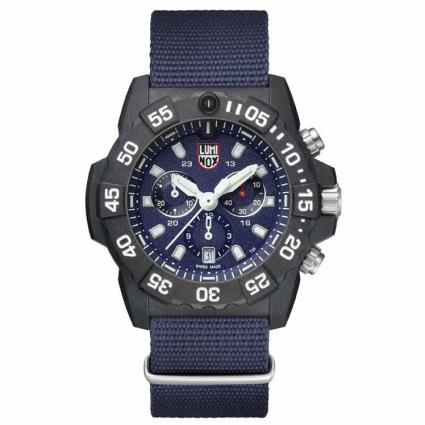 Relógio Navy Seal Chronograph 3583 45 mm Blue / White