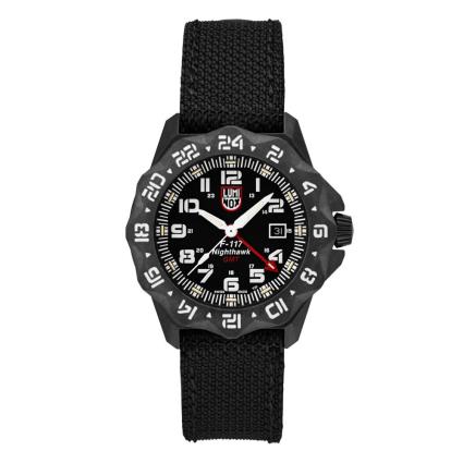 Relógio F-117 Nighthawk 6441 Carbonox+ 44 mm Black / White / Kevlar Black