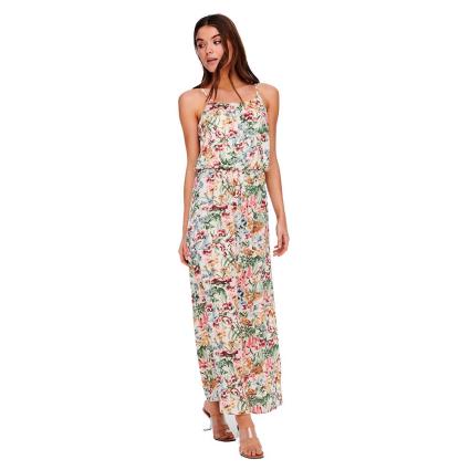 Vestido Longo Winner Maxi 40 Cloud Dancer / Aop Blurry Flower