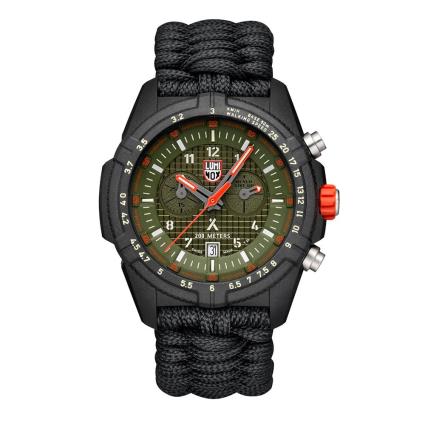 Correa Bear Grylls Survival Land 3780 Series 45 mm Green / Paracord Black