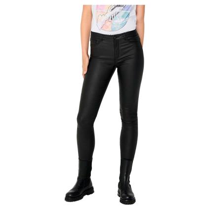 Calça New Thunder Coated High Skinny S Black