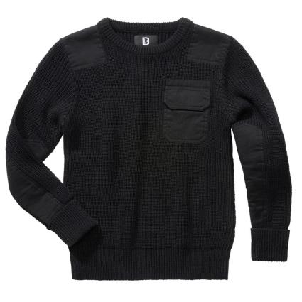 Sweater Tripulação De Pescoço Bw 146-152 cm Black