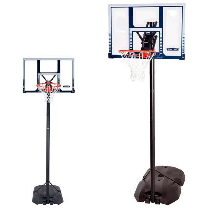 Canasta Baloncesto Ultrarresistente Altura Regulable 244-305 Cm Uv100 305 cm Clear / White / Black