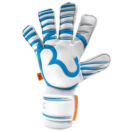 Guantes Portero Pro Line 7 White / Light Blue / White