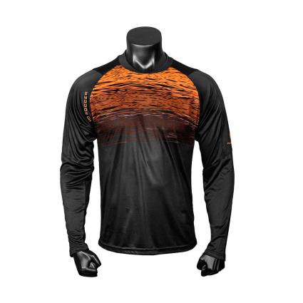 Camiseta Manga Larga Phenomenon M Black / Orange Fluo