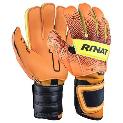 Guantes Portero Kancerbero Quantum Pro 11 Orange / Neon Yellow