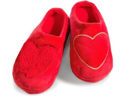 Pantufas Coração  Love Classic Tamanho M