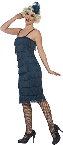 Fato de Mulher  Cabaret Anos 20 Verde Comprido (Tam: S)