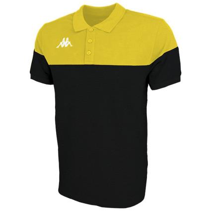 Polo Manga Corta Pianetti 10 Years Black / Yellow