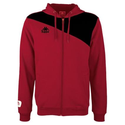 Sudadera Con Cremallera Pentone XL Red Crimson / Black