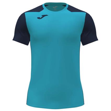 Camiseta Manga Corta Record Ii L Turquoise Fluor / Dark Navy