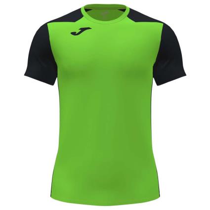 Camiseta Manga Corta Record Ii 11-12 Years Green Fluor / Black