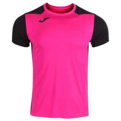 Camiseta Manga Corta Record Ii 12-14 Years Pink Fluor / Black