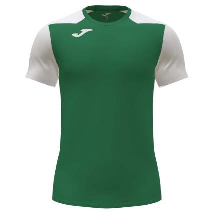 Camiseta Manga Corta Record Ii L Green Medium / White