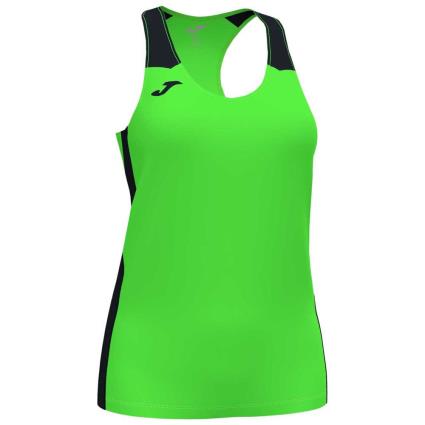 Camiseta Sin Mangas Record Ii 7-10 Years Green Fluor / Black