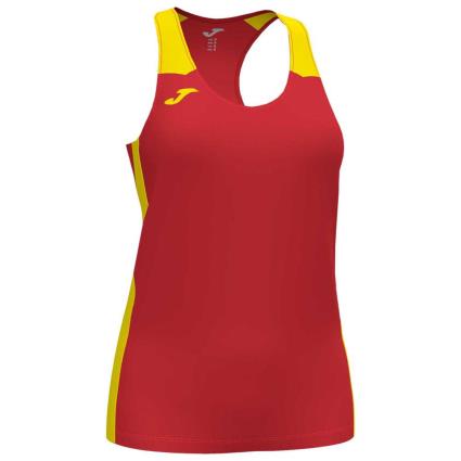 Camiseta Sin Mangas Record Ii S Red / Yellow