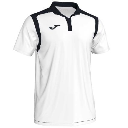 Polo Manga Corta Champion V L White / Black