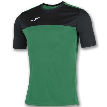 Camiseta Manga Corta Winner 7-10 Years Green / Black
