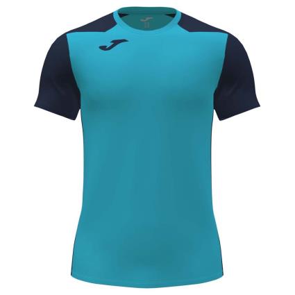 Camiseta Manga Corta Record Ii 7-10 Years Turquoise Fluor / Dark Navy