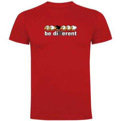 Camiseta Manga Corta Be Different Basket M Red