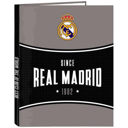 Carpeta Real Madrid 1902 4 Anillas Mezclado One Size Black / Grey