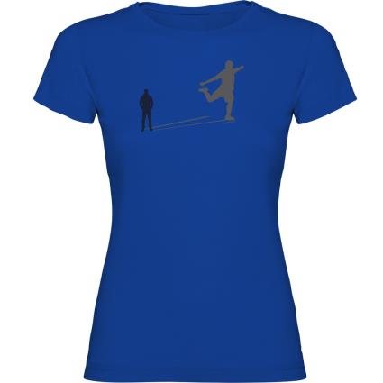 Camiseta Manga Corta Football Shadow L Royal Blue