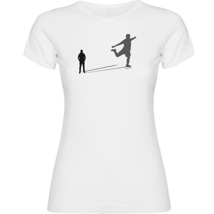 Camiseta Manga Corta Football Shadow 2XL White