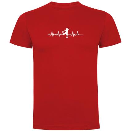 Camiseta Manga Corta Soccer Heartbeat L Red