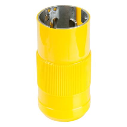 Male Plug 50a 125v One Size Yellow