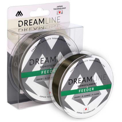 Monofilamento Dreamline Feeder 300 M 0.180 mm Dark Green