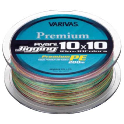Linha Avani Light Jigging Pe 10x10 200 M 0.150 mm Multicolor