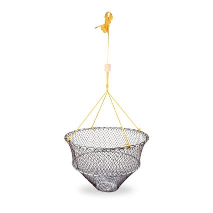 Crab Drop Net With Rope 35 x 25 x 25 cm Black