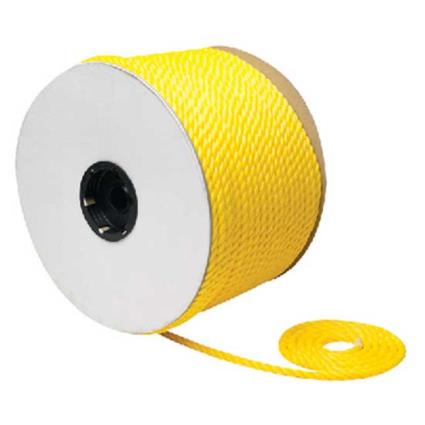 Twisted Braid Polypropylene Spool 10 mm x 183 m Yellow