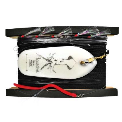 Rig Line Shallow Coastal Trolling 50 M One Size Black