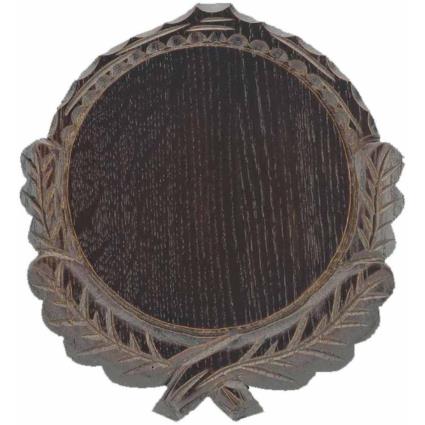 Escudo Entalhado Troféu Javali 21 cm Dark Brown