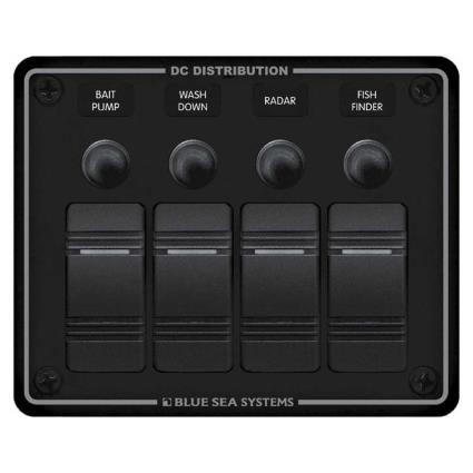 Water Resistant Panel 4 Position One Size Black