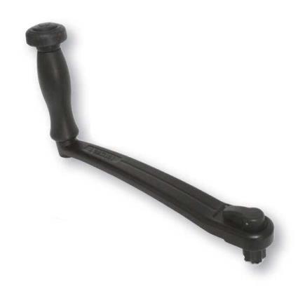 Winch Handle Locking With Speed Handle One Size Black