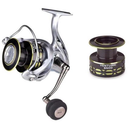 Molinete Trolling Ventuari 6500 Black / Silver