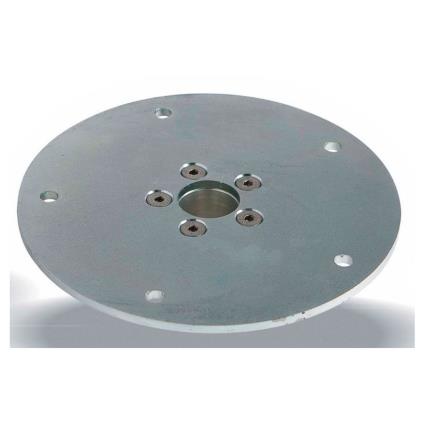 Acier Low Plate D. 180 Mm 180 mm Silver