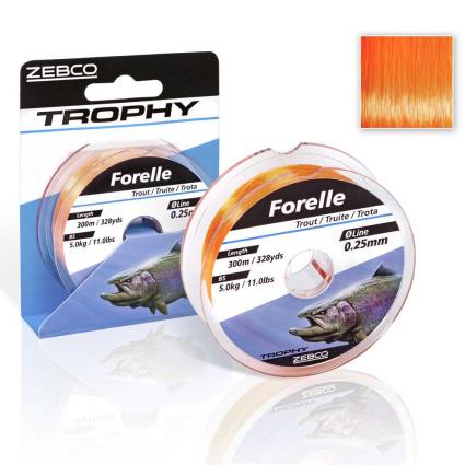Monofilamento Trophy Trout 300 M 0.220 mm Fluo Orange