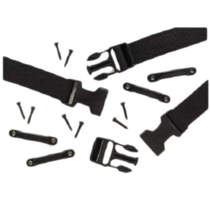 Fuel Tank Hold Down Kit One Size Black