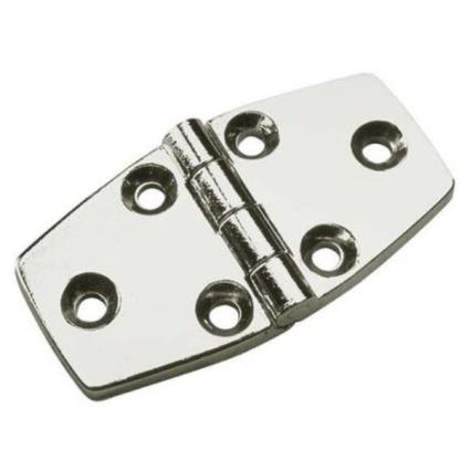 Chrome Plated 73 x 37 x 38 mm Zinc Door (2 pcs)